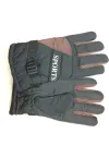 Factory direct sales of winter fashionable and casual thickened fleece warm men's gloves, anti-slip cycling cotton gloves Specification image